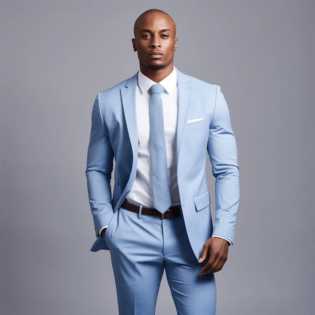 Powder Blue Suit for Men